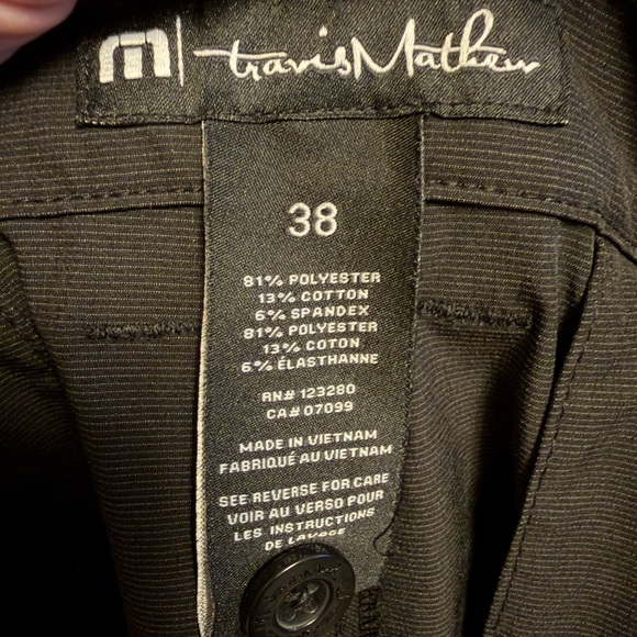 Travis Matthew Golf Short Chino Gray Size 38 - Picture 5 of 10